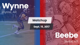 Matchup: Wynne  vs. Beebe  2017