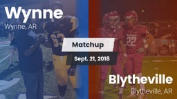 Matchup: Wynne  vs. Blytheville  2018