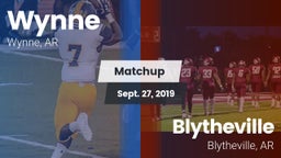 Matchup: Wynne  vs. Blytheville  2019