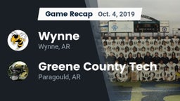 Recap: Wynne  vs. Greene County Tech  2019