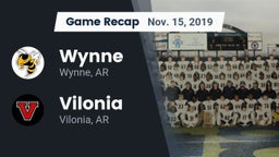 Recap: Wynne  vs. Vilonia  2019