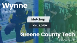 Matchup: Wynne  vs. Greene County Tech  2020