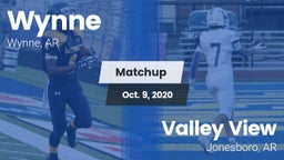 Matchup: Wynne  vs. Valley View  2020