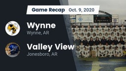 Recap: Wynne  vs. Valley View  2020
