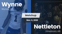Matchup: Wynne  vs. Nettleton  2020
