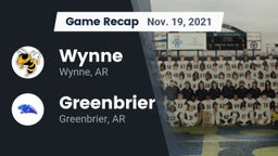 Recap: Wynne  vs. Greenbrier  2021