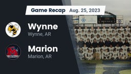 Recap: Wynne  vs. Marion  2023