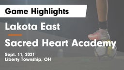 Lakota East  vs Sacred Heart Academy Game Highlights - Sept. 11, 2021