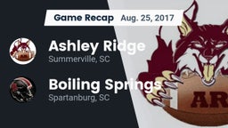 Recap: Ashley Ridge  vs. Boiling Springs  2017