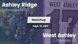 Matchup: Ashley Ridge High vs. West Ashley  2017
