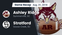 Recap: Ashley Ridge  vs. Stratford  2018