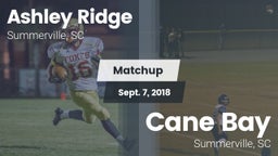 Matchup: Ashley Ridge High vs. Cane Bay  2018