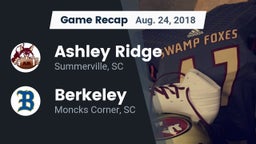 Recap: Ashley Ridge  vs. Berkeley  2018