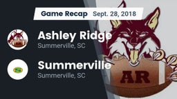 Recap: Ashley Ridge  vs. Summerville  2018