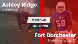 Matchup: Ashley Ridge High vs. Fort Dorchester  2018