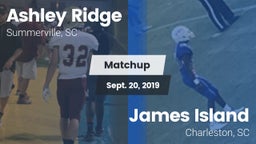 Matchup: Ashley Ridge High vs. James Island  2019