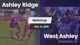 Matchup: Ashley Ridge High vs. West Ashley  2019