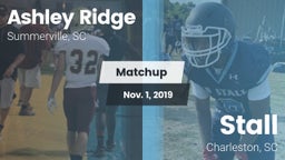 Matchup: Ashley Ridge High vs. Stall  2019
