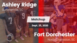 Matchup: Ashley Ridge High vs. Fort Dorchester  2020