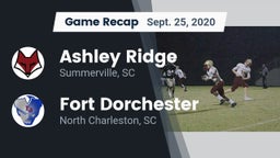 Recap: Ashley Ridge  vs. Fort Dorchester  2020