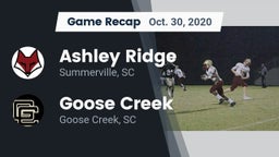 Recap: Ashley Ridge  vs. Goose Creek  2020