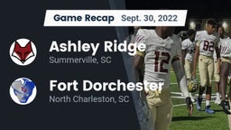 Recap: Ashley Ridge  vs. Fort Dorchester  2022