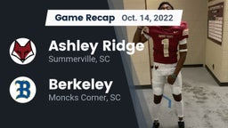 Recap: Ashley Ridge  vs. Berkeley  2022