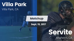 Matchup: Villa Park High vs. Servite  2017