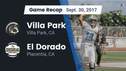 Recap: Villa Park  vs. El Dorado  2017
