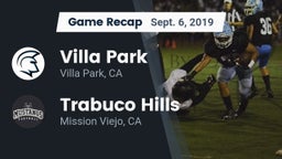 Recap: Villa Park  vs. Trabuco Hills  2019