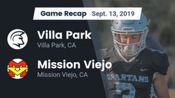 Recap: Villa Park  vs. Mission Viejo  2019