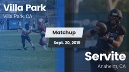 Matchup: Villa Park High vs. Servite 2019