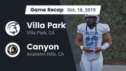 Recap: Villa Park  vs. Canyon  2019