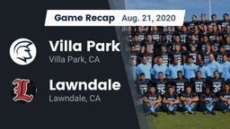 Recap: Villa Park  vs. Lawndale  2020