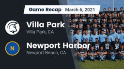 Recap: Villa Park  vs. Newport Harbor  2021
