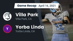 Recap: Villa Park  vs. Yorba Linda  2021