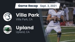 Recap: Villa Park  vs. Upland  2021