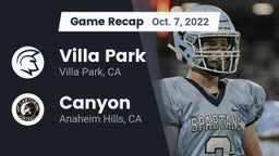Recap: Villa Park  vs. Canyon  2022