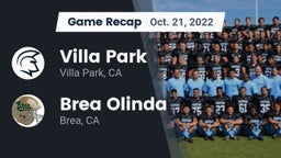 Recap: Villa Park  vs. Brea Olinda  2022