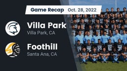 Recap: Villa Park  vs. Foothill  2022
