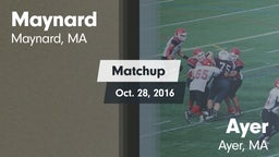 Matchup: Maynard  vs. Ayer  2016