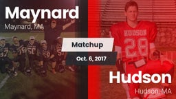 Matchup: Maynard  vs. Hudson  2017