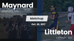 Matchup: Maynard  vs. Littleton  2017