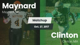 Matchup: Maynard  vs. Clinton  2017