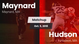Matchup: Maynard  vs. Hudson  2018