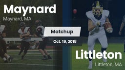 Matchup: Maynard  vs. Littleton  2018