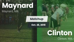 Matchup: Maynard  vs. Clinton  2018