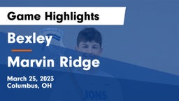 Bexley  vs Marvin Ridge  Game Highlights - March 25, 2023