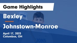 Bexley  vs Johnstown-Monroe  Game Highlights - April 17, 2023