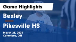 Bexley  vs Pikesville HS Game Highlights - March 23, 2024